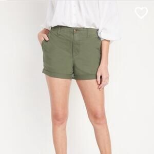 Old Navy alpine tundra High-Waisted OGC Pull-On Chino Shorts
